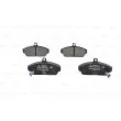Jeu de 4 plaquettes de frein avant BOSCH 0 986 424 214 - Visuel 1