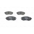 Jeu de 4 plaquettes de frein avant BOSCH 0 986 424 215 - Visuel 1