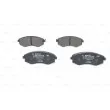 Jeu de 4 plaquettes de frein avant BOSCH 0 986 424 215 - Visuel 3