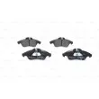 Jeu de 4 plaquettes de frein avant BOSCH 0 986 424 218 - Visuel 1