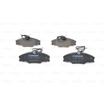 Jeu de 4 plaquettes de frein avant BOSCH 0 986 424 227