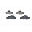 Jeu de 4 plaquettes de frein avant BOSCH 0 986 424 227 - Visuel 3
