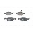 Jeu de 4 plaquettes de frein avant BOSCH 0 986 424 246 - Visuel 3