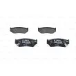 Jeu de 4 plaquettes de frein avant BOSCH 0 986 424 251 - Visuel 1