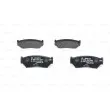 Jeu de 4 plaquettes de frein avant BOSCH 0 986 424 251 - Visuel 3
