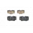 Jeu de 4 plaquettes de frein avant BOSCH 0 986 424 268 - Visuel 3