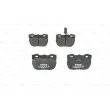 Jeu de 4 plaquettes de frein avant BOSCH 0 986 424 287 - Visuel 3