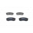 Jeu de 4 plaquettes de frein arrière BOSCH 0 986 424 313 - Visuel 3