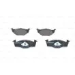 Jeu de 4 plaquettes de frein avant BOSCH 0 986 424 347 - Visuel 1