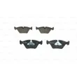 Jeu de 4 plaquettes de frein avant BOSCH 0 986 424 351 - Visuel 1