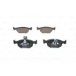 Jeu de 4 plaquettes de frein avant BOSCH 0 986 424 352 - Visuel 1