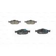 Jeu de 4 plaquettes de frein avant BOSCH 0 986 424 359 - Visuel 1