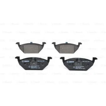 Jeu de 4 plaquettes de frein avant BOSCH 0 986 424 364