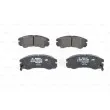 Jeu de 4 plaquettes de frein avant BOSCH 0 986 424 366 - Visuel 1