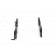 Jeu de 4 plaquettes de frein avant BOSCH 0 986 424 366 - Visuel 2