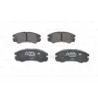 Jeu de 4 plaquettes de frein avant BOSCH 0 986 424 366 - Visuel 3