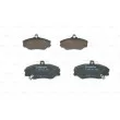 Jeu de 4 plaquettes de frein avant BOSCH 0 986 424 368 - Visuel 1