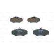 Jeu de 4 plaquettes de frein avant BOSCH 0 986 424 368 - Visuel 3