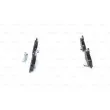 Jeu de 4 plaquettes de frein avant BOSCH 0 986 424 371 - Visuel 2