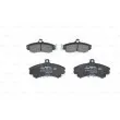 Jeu de 4 plaquettes de frein avant BOSCH 0 986 424 371 - Visuel 3
