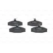 Jeu de 4 plaquettes de frein avant BOSCH 0 986 424 373 - Visuel 1