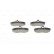 Jeu de 4 plaquettes de frein avant BOSCH 0 986 424 373 - Visuel 3
