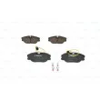 Jeu de 4 plaquettes de frein avant BOSCH 0 986 424 374 - Visuel 1