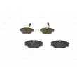 Jeu de 4 plaquettes de frein avant BOSCH 0 986 424 374 - Visuel 3
