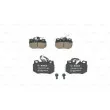 Jeu de 4 plaquettes de frein avant BOSCH 0 986 424 376 - Visuel 1
