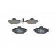 Jeu de 4 plaquettes de frein avant BOSCH 0 986 424 379 - Visuel 3