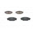 Jeu de 4 plaquettes de frein avant BOSCH 0 986 424 382 - Visuel 1