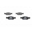 Jeu de 4 plaquettes de frein avant BOSCH 0 986 424 410 - Visuel 1