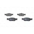 Jeu de 4 plaquettes de frein avant BOSCH 0 986 424 410 - Visuel 3