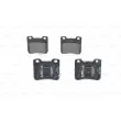 Jeu de 4 plaquettes de frein avant BOSCH 0 986 424 411 - Visuel 1