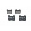 Jeu de 4 plaquettes de frein avant BOSCH 0 986 424 411 - Visuel 3
