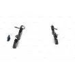 Jeu de 4 plaquettes de frein avant BOSCH 0 986 424 414 - Visuel 2