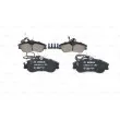 Jeu de 4 plaquettes de frein avant BOSCH 0 986 424 414 - Visuel 3