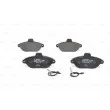 Jeu de 4 plaquettes de frein avant BOSCH 0 986 424 415 - Visuel 1