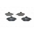 Jeu de 4 plaquettes de frein avant BOSCH 0 986 424 415 - Visuel 3