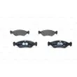 Jeu de 4 plaquettes de frein avant BOSCH 0 986 424 416 - Visuel 1