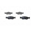 Jeu de 4 plaquettes de frein avant BOSCH 0 986 424 416 - Visuel 3
