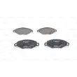 Jeu de 4 plaquettes de frein avant BOSCH 0 986 424 453 - Visuel 1