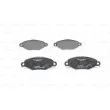 Jeu de 4 plaquettes de frein avant BOSCH 0 986 424 453 - Visuel 3