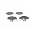 Jeu de 4 plaquettes de frein avant BOSCH 0 986 424 455 - Visuel 1