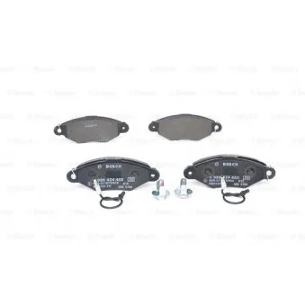 Jeu de 4 plaquettes de frein avant BOSCH 0 986 424 455