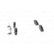 Jeu de 4 plaquettes de frein avant BOSCH 0 986 424 455 - Visuel 2