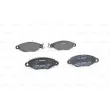 Jeu de 4 plaquettes de frein avant BOSCH 0 986 424 455 - Visuel 3