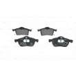Jeu de 4 plaquettes de frein avant BOSCH 0 986 424 457 - Visuel 1