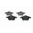 Jeu de 4 plaquettes de frein avant BOSCH 0 986 424 460 - Visuel 3