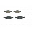 Jeu de 4 plaquettes de frein avant BOSCH 0 986 424 462 - Visuel 3